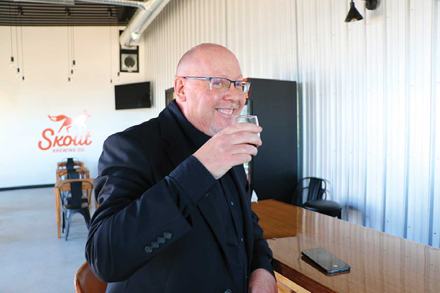 Kevin at Skout Brewing.